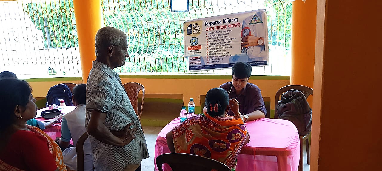 Free Medical Health Checkup Camp at Khairasol, DVC More