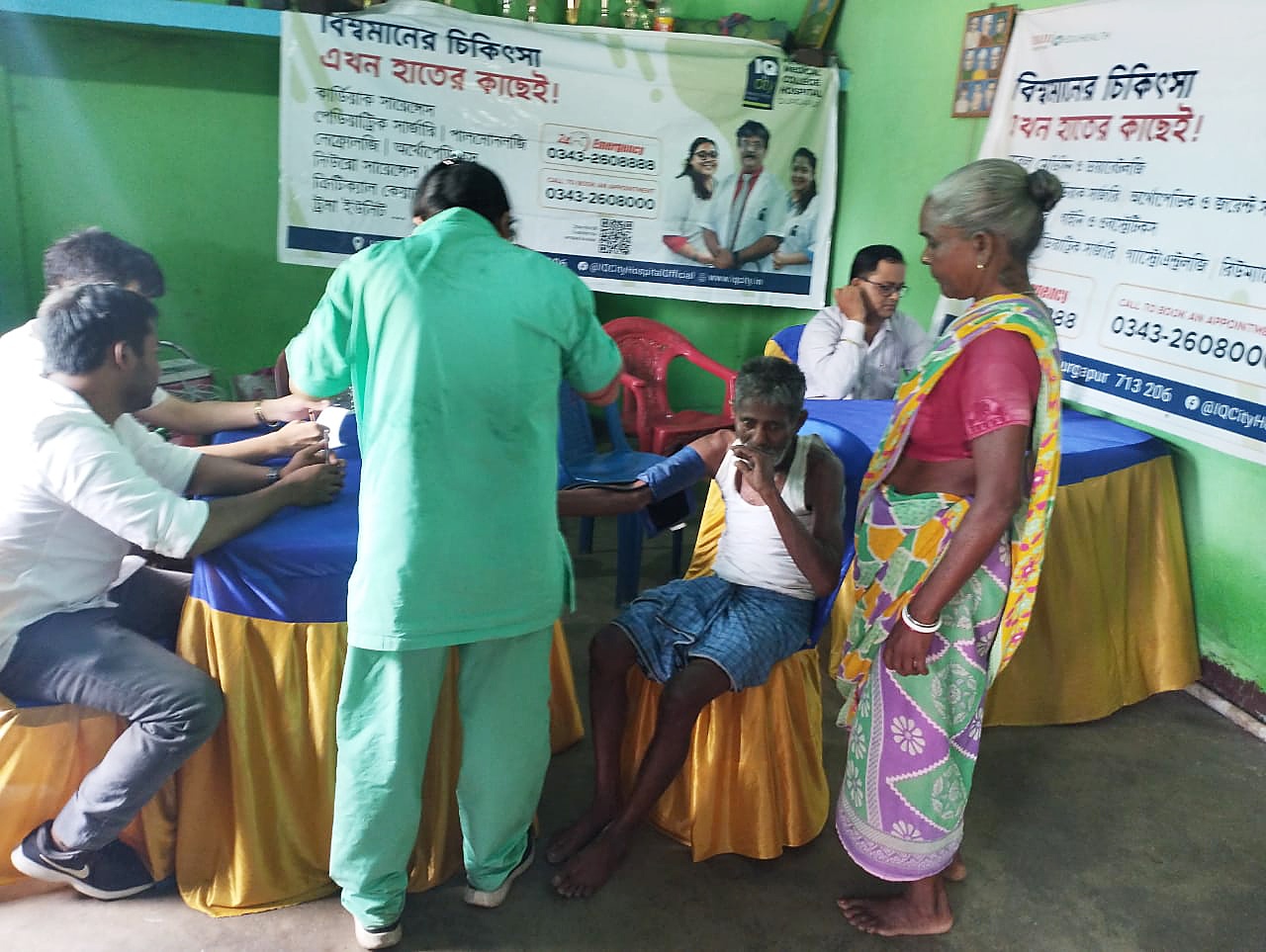 Free Medical Health Checkup Camp at Kajora