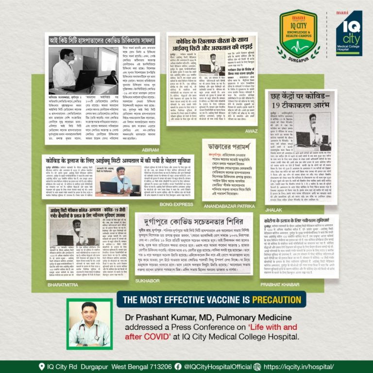 Press conference by Dr Prashant Kumar on “Life with and after Covid”